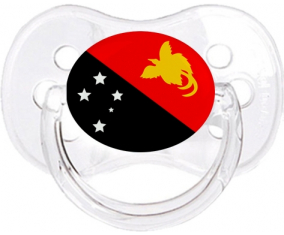 Bandera Papúa Nueva Guinea Clásico Transparente Cereza Lollipop
