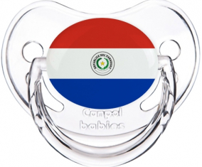 Bandera paraguaya clásica transparente piruleta fisiológica