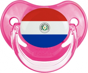 Bandera Paraguay Piruleta Fisiológica Rosa Clásica