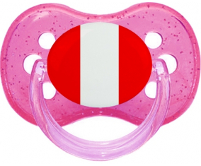 Bandera de Perú Tetine Cherry Glitter
