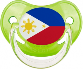 Filipinas bandera clásica verde fisiológica tetina
