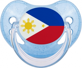 Filipinas bandera azul lentejuelas tesiológica tetina