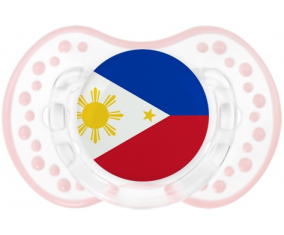 Bandera de Filipinas Sucete lovi dynamic clásico retro-blanco-rosa-tierno