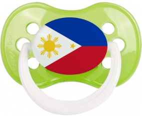 Bandera de suceto verde clásico del dragón de Filipinas