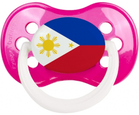 Bandera de Filipinas sucete anatómico clásico rosa oscura