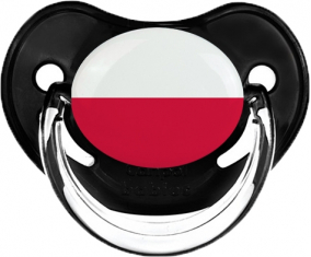 Polonia bandera clásica negro suceto fisiológico