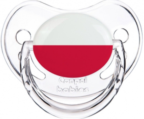 Polonia bandera azúcar fisiológico clásico transparente