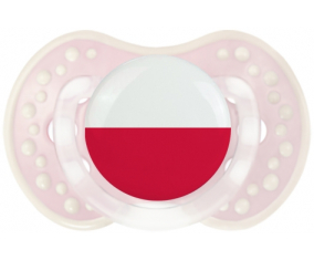 Bandera de Polonia Tetine lovi dynamic clásico retro-rosa-tierno