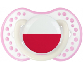 Polonia bandera Tetine lovi dynamic blanco rosa fosforescente