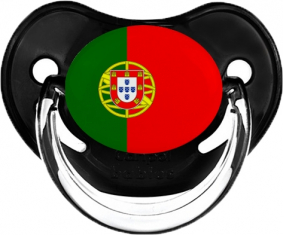 Bandera Portugal Clásico Piruleta Fisiológica Negra