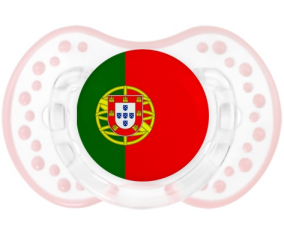 La bandera de Portugal Lollipop lovi dynamic clásico retro-blanco-rosa-tierno
