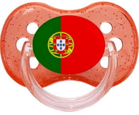 Bandera Portugal Rojo Cereza Brillo Lollipop