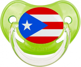 Bandera Puerto Rico Clásico Piruleta Fisiológica Verde