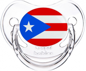 Bandera Puerto Rico Clásico Transparente Piruleta Fisiológica