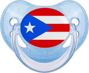 Bandera Puerto Rico Piruleta Fisiológica Azul