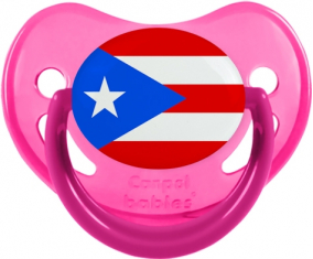 Bandera puerto rico fisiológica Lollipop Fosforescente Rosa
