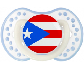 Bandera Puerto Rico Lollipop lovi dynamic Clásico Blanco-cian