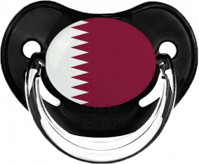 Bandera tetina fisiológica negra clásica de Qatar