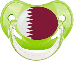 Bandera tetina verde clásica de Qatar