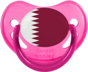 Qatar Bandera Fisiológica Fosforescente Rosa