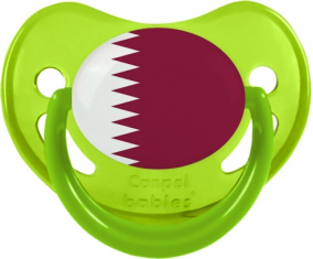 Bandera verde fisiológica fisiológica de Qatar
