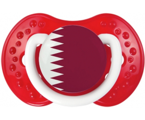 La bandera del sucete de Qatar lovi dynamic clásico rojiblanco