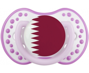 La bandera de Sucete de Qatar lovi dynamic Clásico White-Mauve