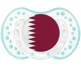 Bandera de Sucete de Qatar lovi dynamic clásico retro-laguna blanca