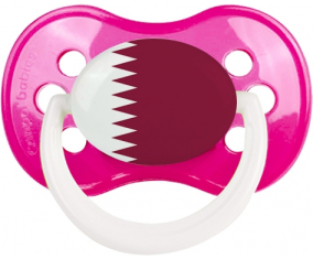 Qatar sucete bandera anatómica clásica rosa oscura