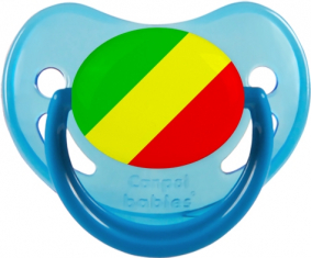 Bandera República del Congo Sucete Fisiológico Fosforescente Azul