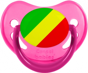 Bandera República del Congo Sucete Rosa Fisiológica fosforescente