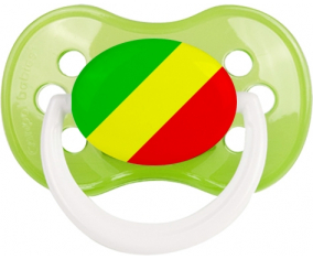Bandera República del Congo Clásico Piruleta Anatómica Verde