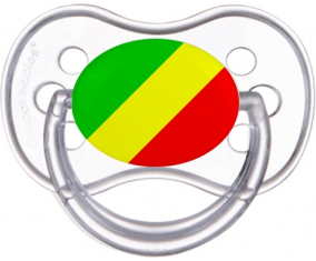 Bandera República del Congo Clásica Transparente Anatómica Lollipop