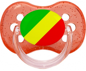 Bandera República del Congo Cereza Roja Brillo Lollipop