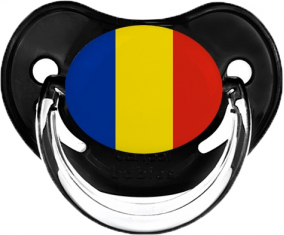 Bandera Rumania Clásica Piruleta Fisiológica Negra