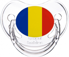 Bandera Rumania Clásica Transparente Piruleta Fisiológica