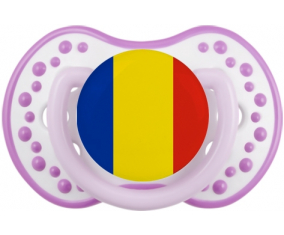 Bandera Rumania Lollipop lovi dynamic Clásico White-Mauve