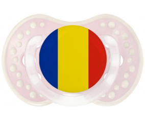 Flag Rumania Lollipop lovi dynamic clásico retro-rosa-tierno