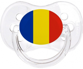 Bandera Rumania Clásico Transparente Cereza Lollipop