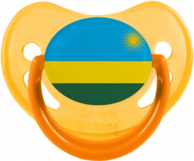 Bandera Ruanda Sucete Fisiológico Fosforescente Amarillo