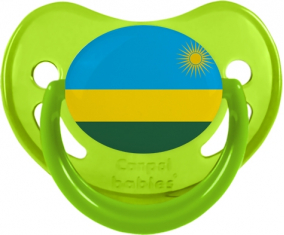 Bandera Ruanda Sucete Fisiológico Verde fosforescente