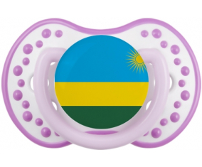 Bandera Ruanda Tetine lovi dynamic Clásico White-Mauve