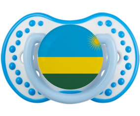 Bandera Ruanda Tetina lovi dynamic fosforescente azul-blanco