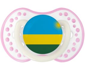 Bandera Ruanda Tetina lovi dynamic Blanco Rosa Fosforescente