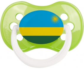 Bandera Ruanda Clásica Piruleta Anatómica Verde