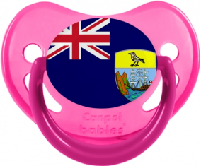 Santa Elena Bandera Fisiológica Lollipop Fosforescente Rosa