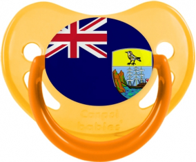 Bandera de Santa Elena Piruleta Fisiológica Fosforescente Amarillo