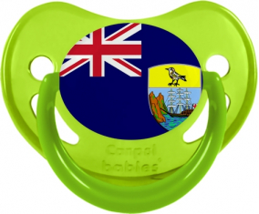 Bandera de Santa Elena Piruleta Fisiológica Verde Fosforescente