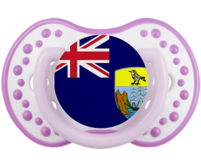 La bandera de Santa Elena Lollipop lovi dynamic clásico White-Mauve