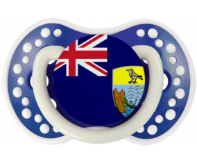 La bandera lollipop de Santa Elena lovi dynamic fosforescente azul marino